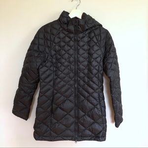 The North Face Black quilted women’s winter coat